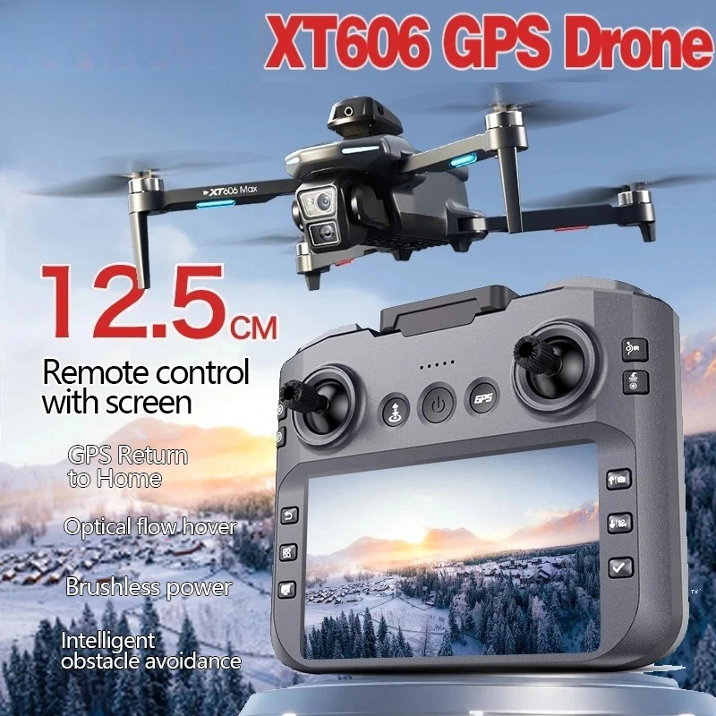 Drone Multispectral - Оригинальный дрон XT606 MAX с GPS,