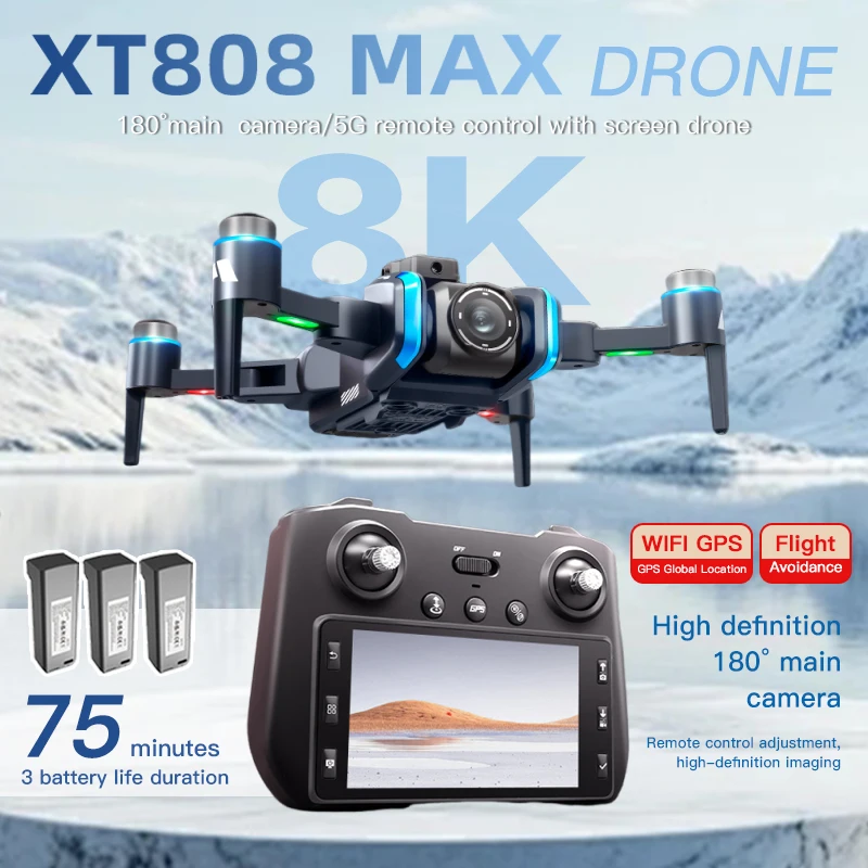 XT808 GPS Дрон Профессиональны – обзор и цена Drone Multispectral